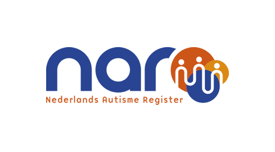 Logo Nar. NAR uitgeschreven in blauw